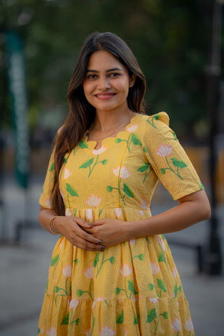 GOLDEN HOUR SMOCK | MATERNITY MAXI ANKLE LENGTH