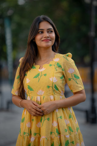 GOLDEN HOUR SMOCK | MATERNITY MAXI ANKLE LENGTH