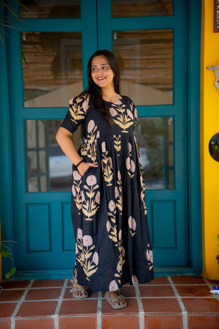 KASTURI HERITAGE | MATERNITY COTTON FULL LENGTH