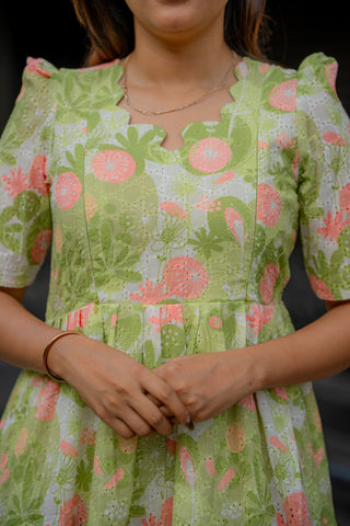 PISTACHIO BLOOM | MATERNITY MAXI ANKLE LENGTH