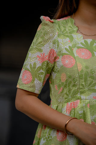 PISTACHIO BLOOM | MATERNITY MAXI ANKLE LENGTH