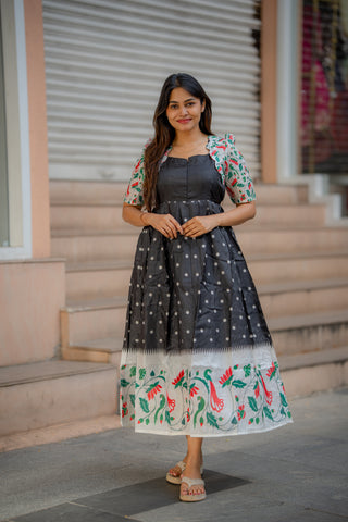 VINTAGE POLKA | MATERNITY MAXI ANKLE  LENGTH