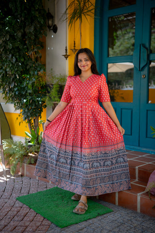 CRIMSON ELEPHANT | MATERNITY MAXI FULL LENGTH