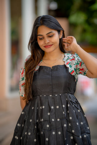 VINTAGE POLKA | MATERNITY MAXI ANKLE  LENGTH