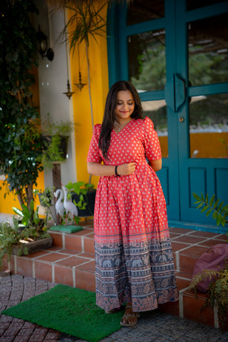 CRIMSON ELEPHANT | MATERNITY MAXI FULL LENGTH