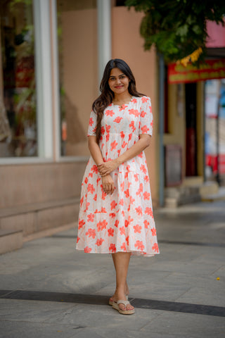 BLUSH PETAL | MATERNITY MAXI ANKLE LENGTH