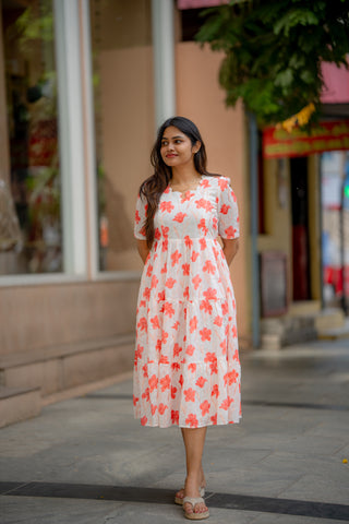 BLUSH PETAL | MATERNITY MAXI ANKLE LENGTH