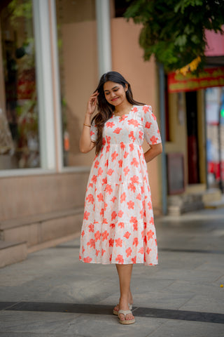 BLUSH PETAL | MATERNITY MAXI ANKLE LENGTH