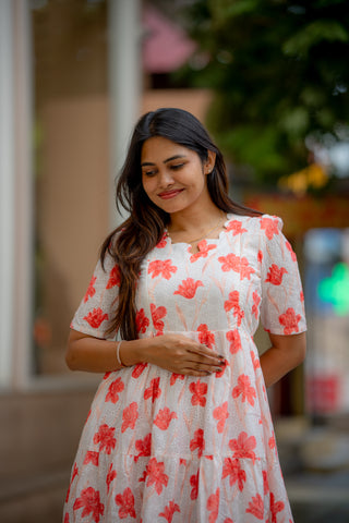 BLUSH PETAL | MATERNITY MAXI ANKLE LENGTH
