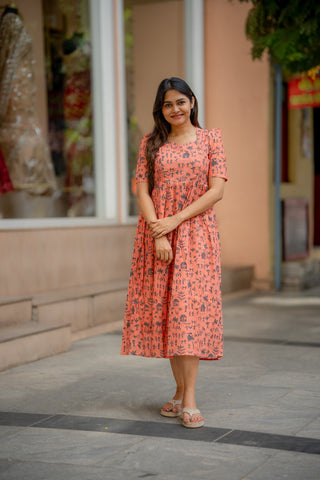 CORAL TALE | MATERNITY MAXI ANKLE LENGTH