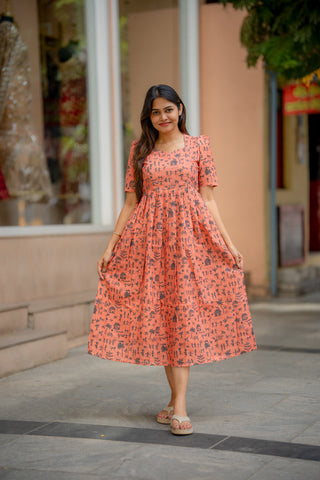 CORAL TALE | MATERNITY MAXI ANKLE LENGTH