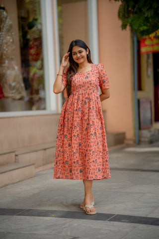 CORAL TALE | MATERNITY MAXI ANKLE LENGTH