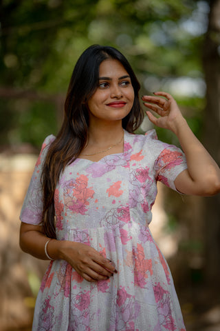 PASTEL CLOUDBURST | MATERNITY MAXI ANKLE  LENGTH