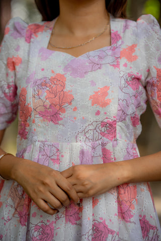 PASTEL CLOUDBURST | MATERNITY MAXI ANKLE  LENGTH