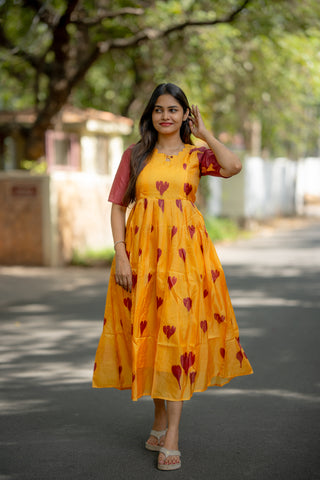 TURMERIC TULIP | MATERNITY MAXI ANKLE  LENGTH