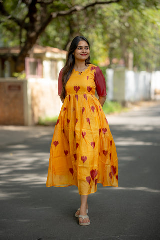 TURMERIC TULIP | MATERNITY MAXI ANKLE  LENGTH