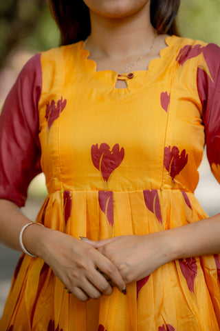 TURMERIC TULIP | MATERNITY MAXI ANKLE  LENGTH