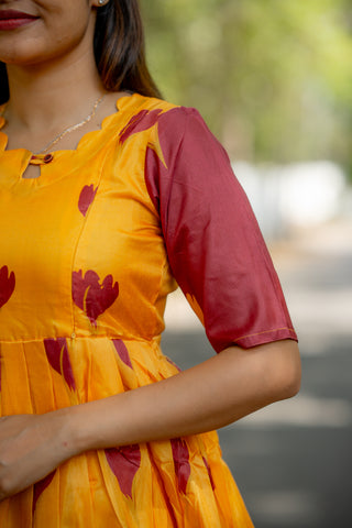 TURMERIC TULIP | MATERNITY MAXI ANKLE  LENGTH