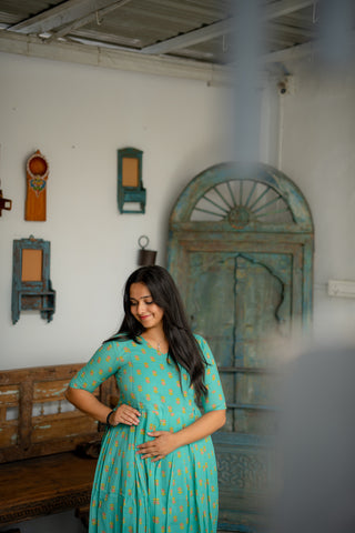 ROYAL BHUTTA | MATERNITY COTTON ANKLE LENGTH