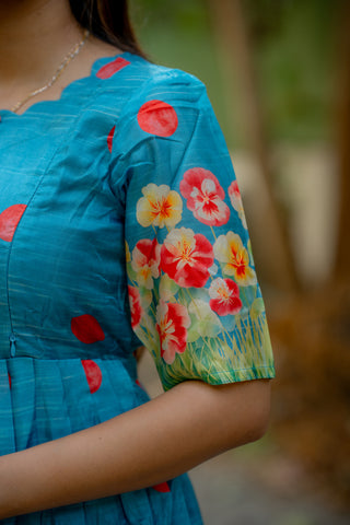 PANSY BORDER | MATERNITY MAXI ANKLE  LENGTH