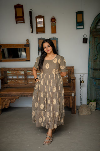 TRIPPY FLOWERS | MATERNITY COTTON ANKLE LENGTH