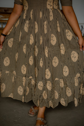 TRIPPY FLOWERS | MATERNITY COTTON ANKLE LENGTH