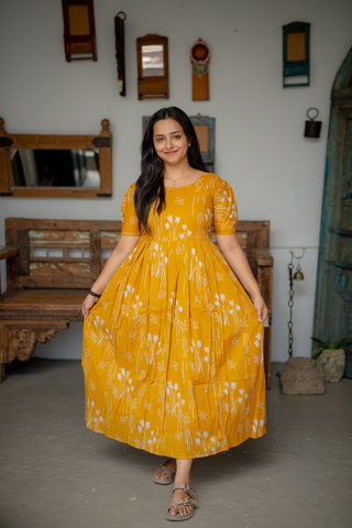 SUNLIT TULIP | MATERNITY COTTON ANKLE LENGTH