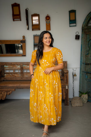 SUNLIT TULIP | MATERNITY COTTON ANKLE LENGTH
