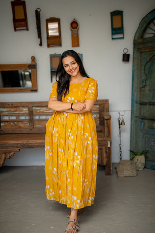 SUNLIT TULIP | MATERNITY COTTON ANKLE LENGTH