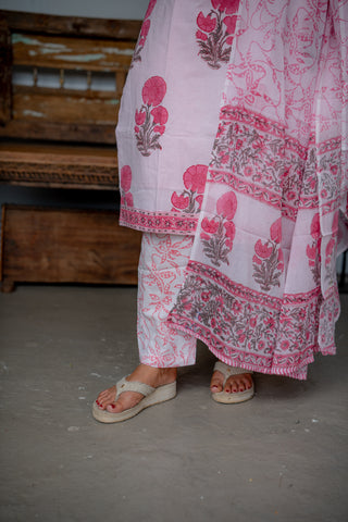 VINATGE SCALLOP | MATERNITY KURTI SET