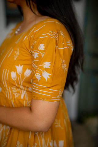 SUNLIT TULIP | MATERNITY COTTON ANKLE LENGTH