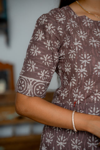 SMOKED BLOOM | MATERNITY KURTI SET
