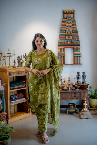 VERDANT BLOOM | MATERNITY KURTI SET
