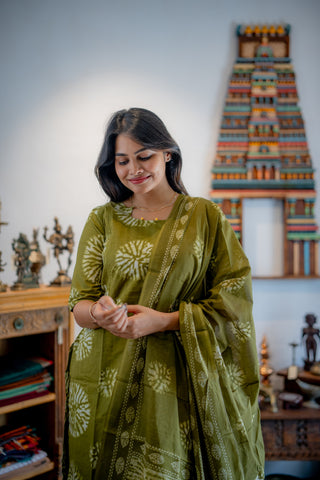 VERDANT BLOOM | MATERNITY KURTI SET