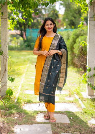 HALDI REGALIA | MATERNITY KURTI SET