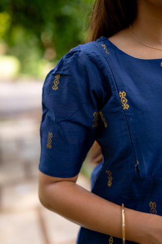 ROYAL BLUE | MATERNITY KURTI SET