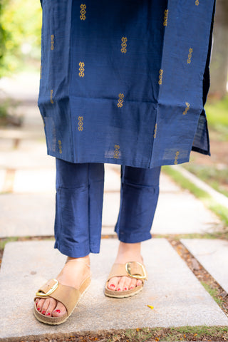 ROYAL BLUE | MATERNITY KURTI SET