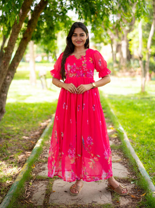FAIRY TALE | MATERNITY GEORGETTE MAXI FULL LENGTH
