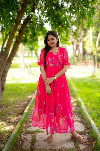 FAIRY TALE | MATERNITY GEORGETTE MAXI FULL LENGTH