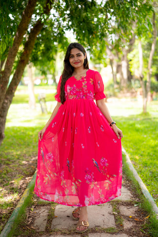 FAIRY TALE | MATERNITY GEORGETTE MAXI FULL LENGTH