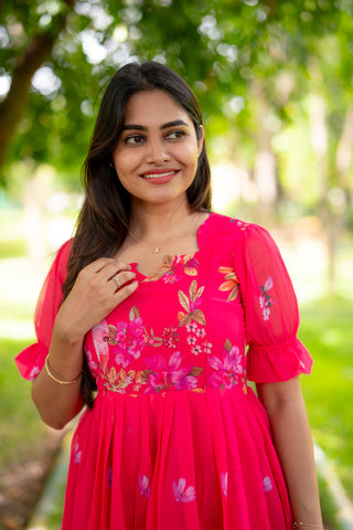 FAIRY TALE | MATERNITY GEORGETTE MAXI FULL LENGTH