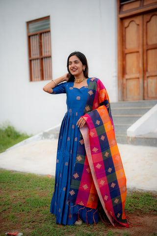 ELEPHANT CHECKS | MATERNITY MAXI FULL LENGTH