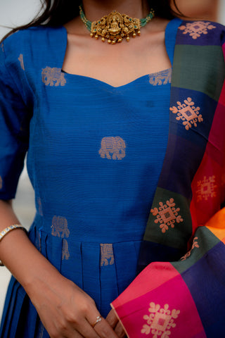 ELEPHANT CHECKS | MATERNITY MAXI FULL LENGTH
