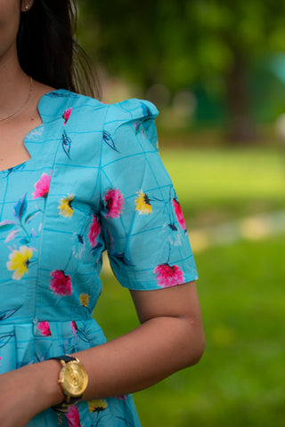 FLORAL SKY | MATERNITY MAXI ANKLE LENGTH
