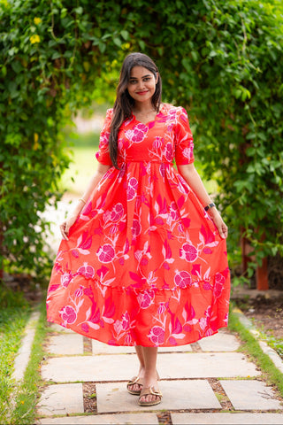 BERRY BLUSH | MATERNITY MAXI ANKLE LENGTH