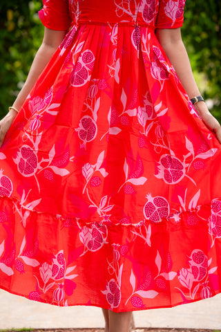 BERRY BLUSH | MATERNITY MAXI ANKLE LENGTH