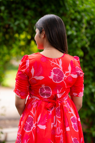 BERRY BLUSH | MATERNITY MAXI ANKLE LENGTH