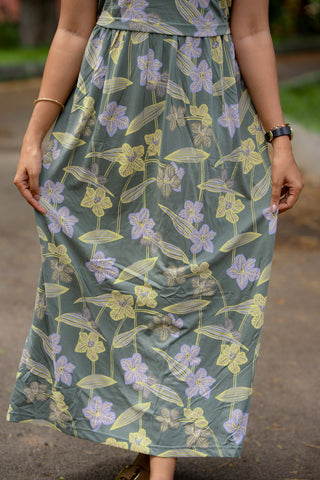 ESTANCIA | ZIPLESS MATERNITY MAXI-PUFF SLEEVES | FULL LENGTH MAXI
