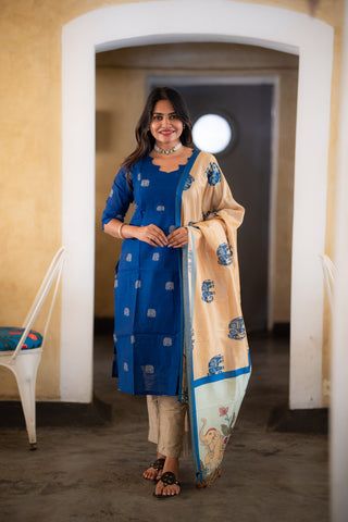 KAYAL VIZHI | MATERNITY KURTI SET