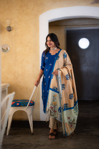 KAYAL VIZHI | MATERNITY KURTI SET